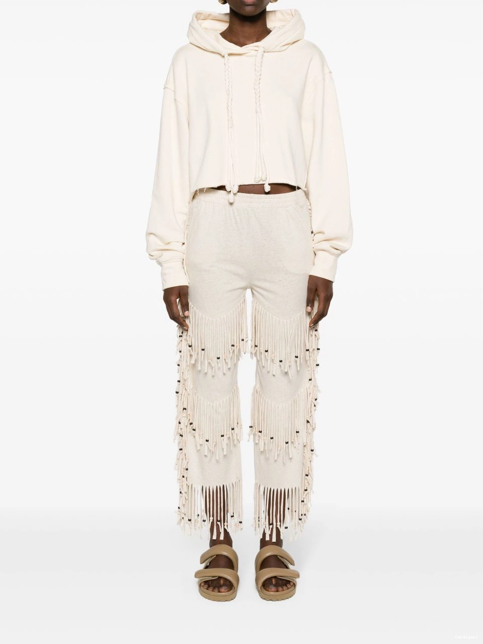 Affordable Alanui Women fringed trousers Monsoon 0811